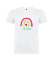 Camiseta Arcoiris personalizada